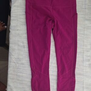 Lululemon Athletica Fuchsia Leggings